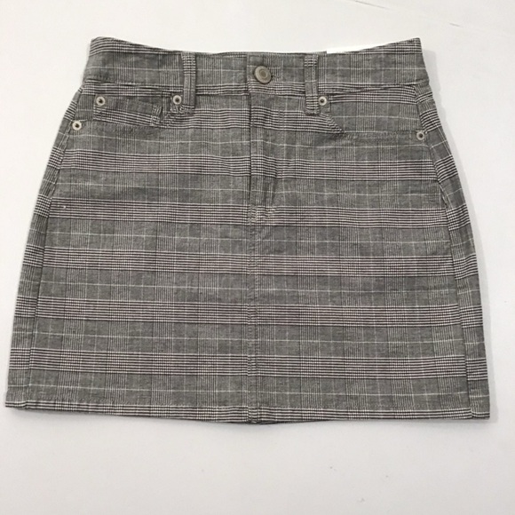 American Eagle Outfitters Super Stretchy Hi Rise Plaid Mini Skirt - Picture 1 of 10